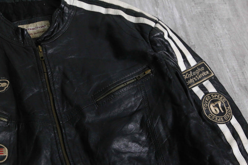 1990s racing leather jacket