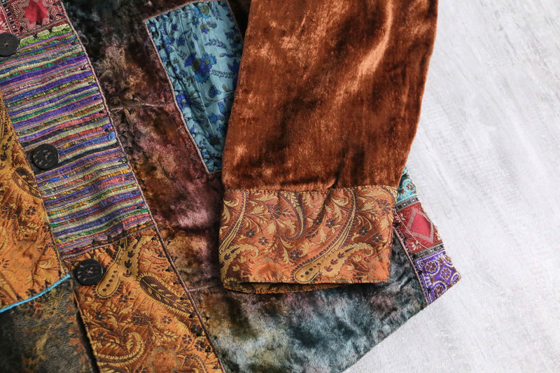 switch design velour shirt jacket