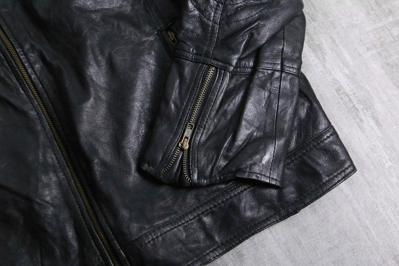 1990s racing leather jacket