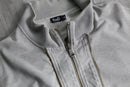 2000s D&G double zip design sweat