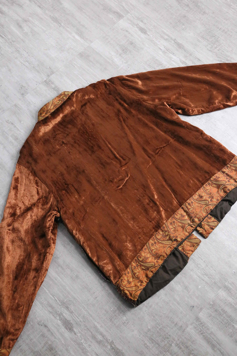 switch design velour shirt jacket