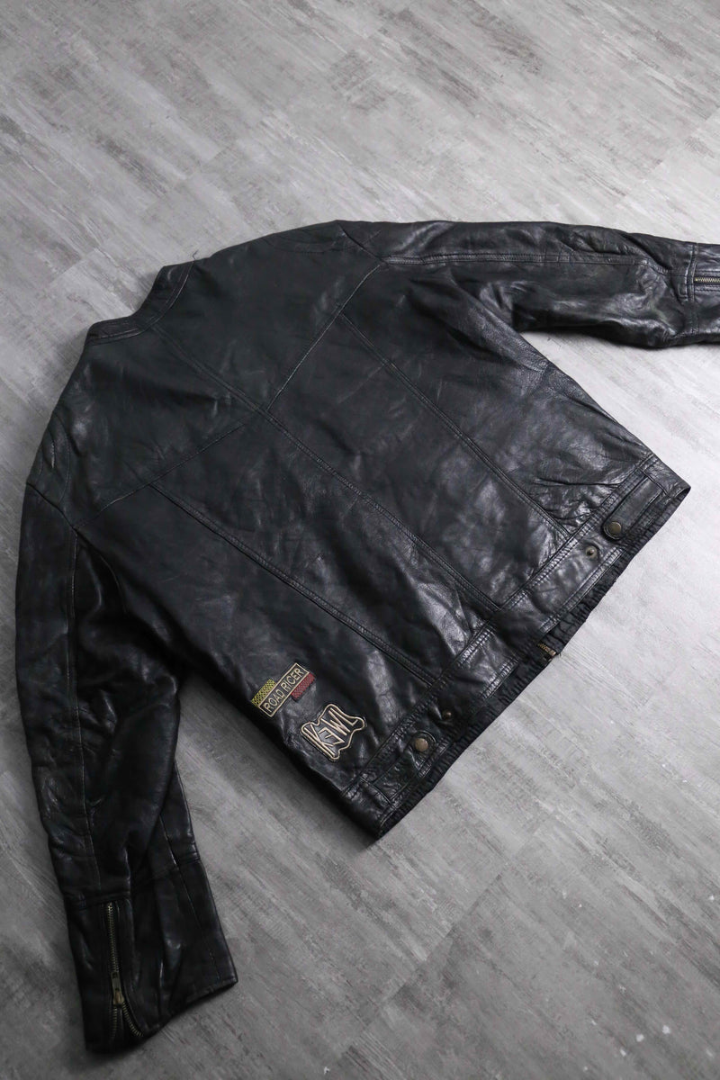 1990s racing leather jacket