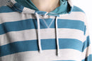 sky blue easy border hoodie