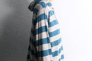 sky blue easy border hoodie