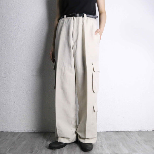 ivory color cargo pants