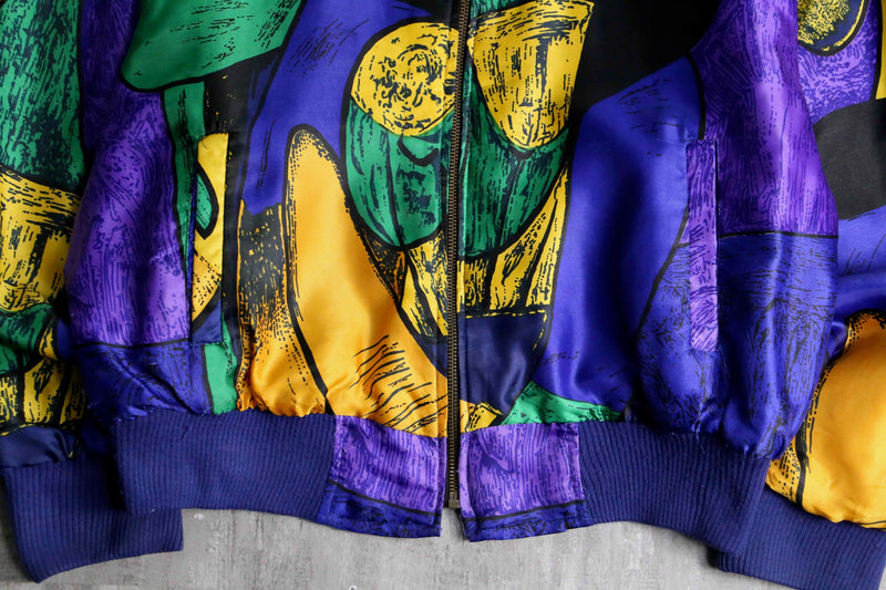 purple picasso bomber jacket