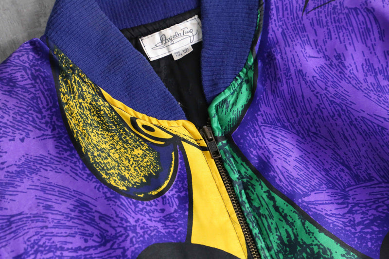 purple picasso bomber jacket