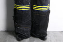 "Re:make" track baggy denim pants