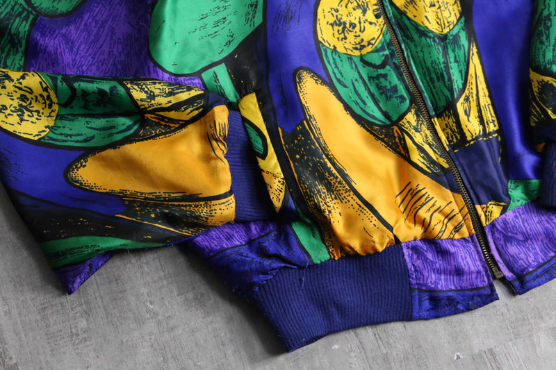 purple picasso bomber jacket