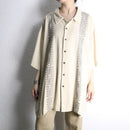 linen×rayon relaxed cuba shirt
