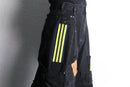 "Re:make" track baggy denim pants
