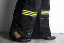 "Re:make" track baggy denim pants