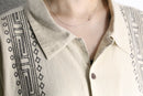 linen×rayon relaxed cuba shirt