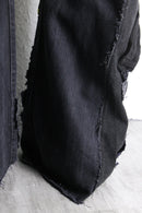 "Re:make" track baggy denim pants