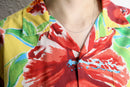 “Polo by Ralph Lauren” CALDWELL H/S open collar aloha shirt