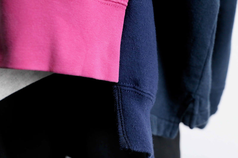 "Re:make" docking multicolor loose hoodie