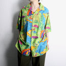 “Polo by Ralph Lauren” mulch color H/S open collar shirt