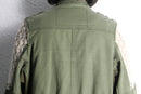 "Re:make" lace up design military coat