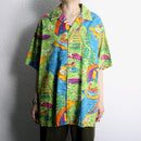 “Polo by Ralph Lauren” mulch color H/S open collar shirt