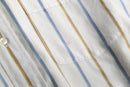 1990s Yves Saint Laurent mulch color stripe dress shirt
