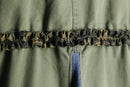 "Re:make" lace up design military coat