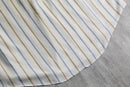 1990s Yves Saint Laurent mulch color stripe dress shirt