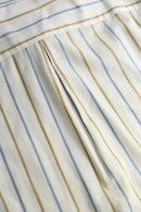 1990s Yves Saint Laurent mulch color stripe dress shirt