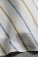 1990s Yves Saint Laurent mulch color stripe dress shirt