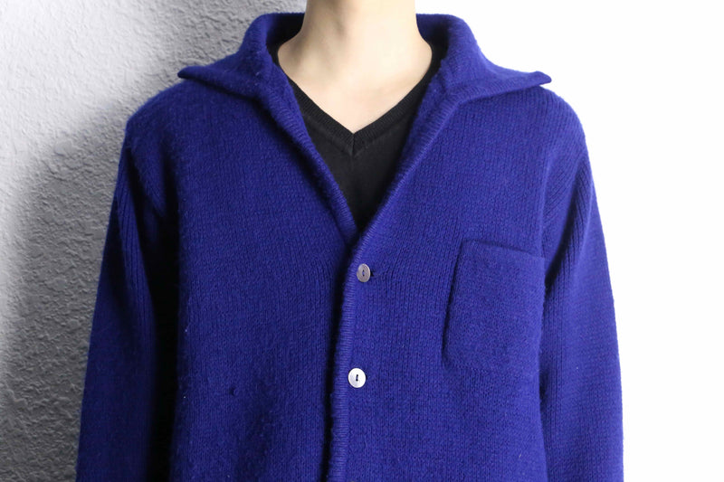 vivid cobalt blue cardigan