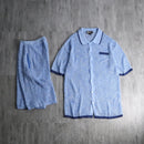 1990s S/S mesh knit shirt setup