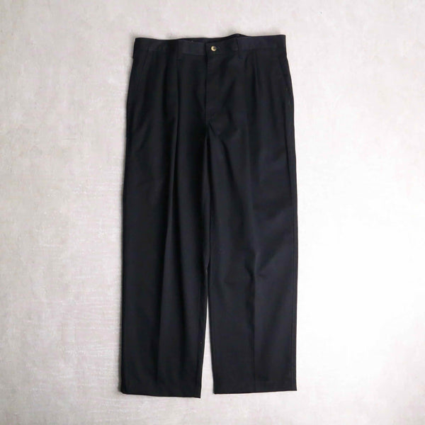 black color twill cotton chino trousers