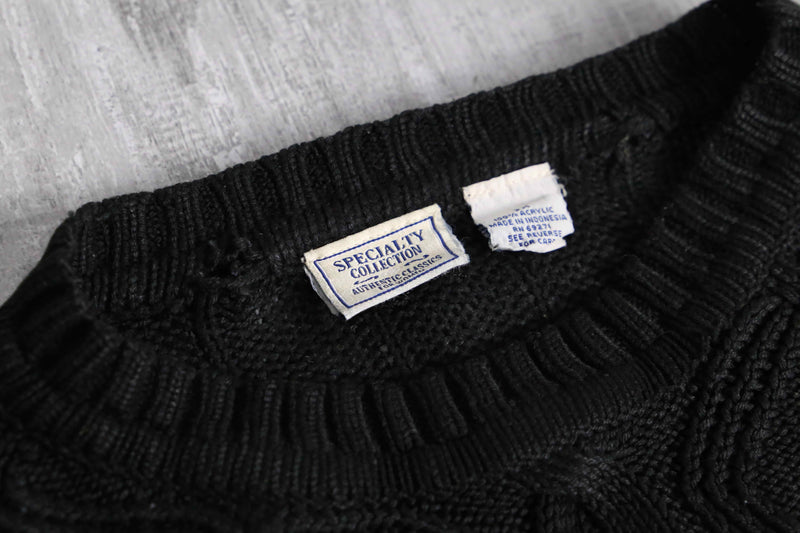 1990s square paint acryl knit