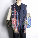 ''Re:make''rug patchwork tailored jacket