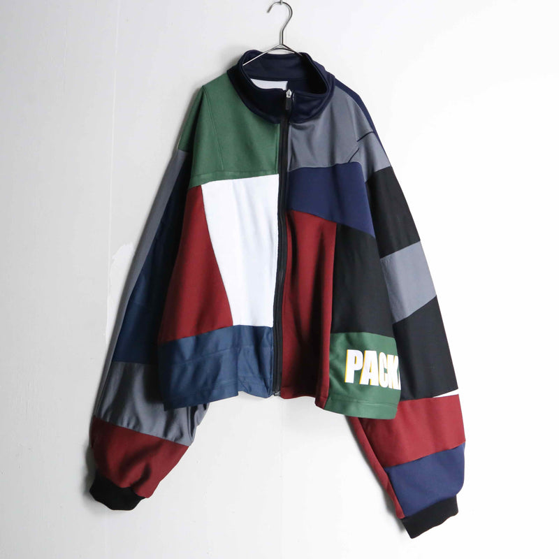 "Re:make" multi color random track jacket