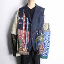 ''Re:make''rug patchwork tailored jacket