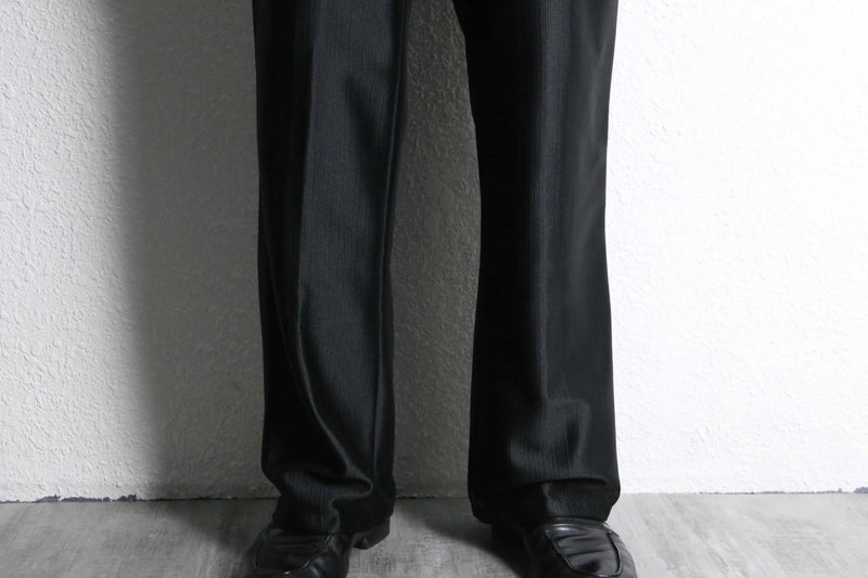 black color straight slacks