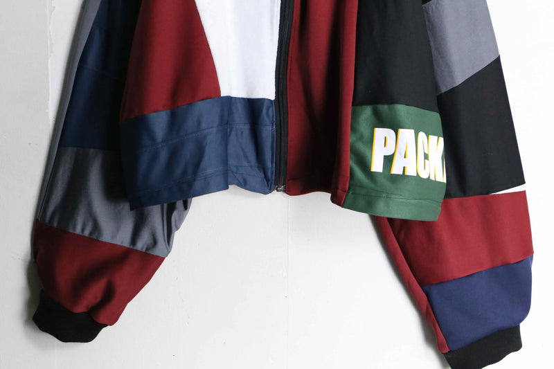 "Re:make" multi color random track jacket