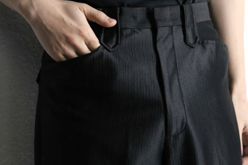 black color straight slacks