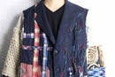 ''Re:make''rug patchwork tailored jacket