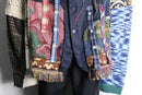 ''Re:make''rug patchwork tailored jacket
