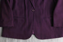 "SAG HARBOR" wool100% purple tailored jacket