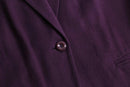 "SAG HARBOR" wool100% purple tailored jacket