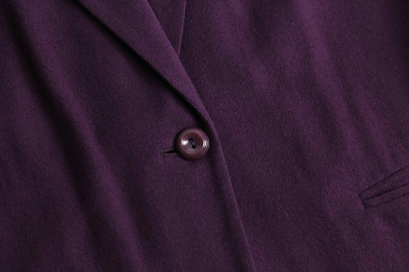 "SAG HARBOR" wool100% purple tailored jacket