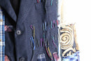 ''Re:make''rug patchwork tailored jacket