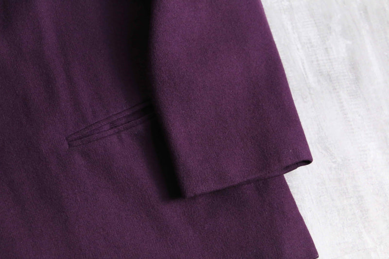 "SAG HARBOR" wool100% purple tailored jacket