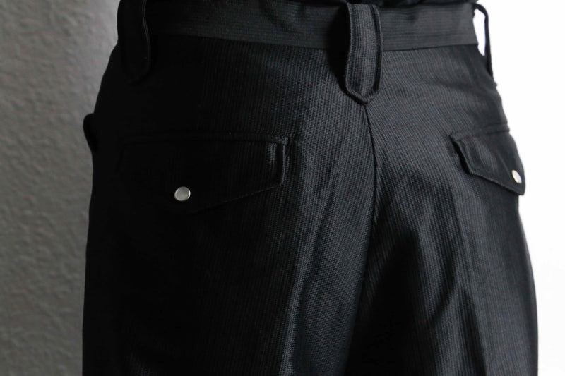 black color straight slacks