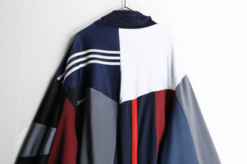 "Re:make" multi color random track jacket