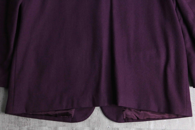 "SAG HARBOR" wool100% purple tailored jacket