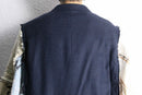 ''Re:make''rug patchwork tailored jacket
