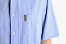 90s “ARMANI JEANS” stripe s/s shirt